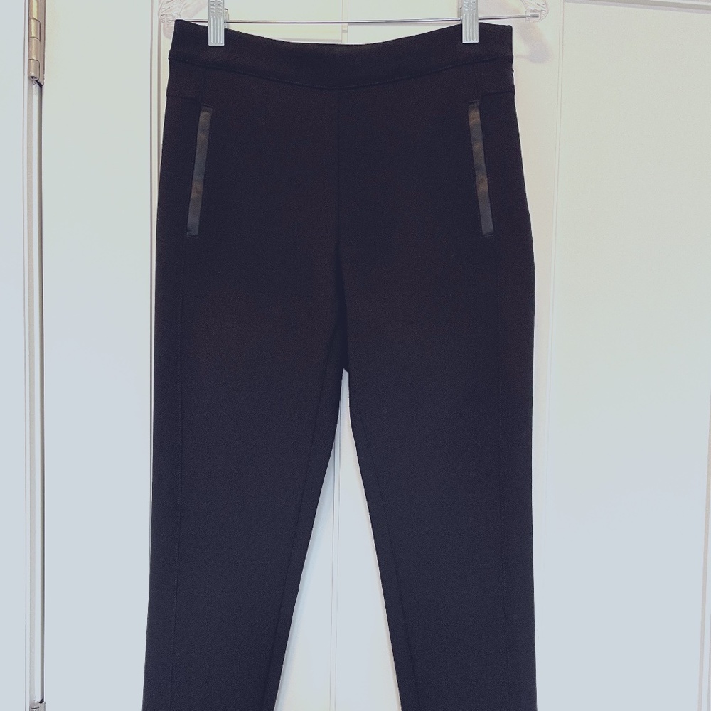 Anthropologie Fancy! Trouser Pants with Satin pocket detail